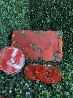 Crimson Gold Resin Tray & Coaster Set - Image 3