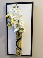 Floral Wall Vase Art